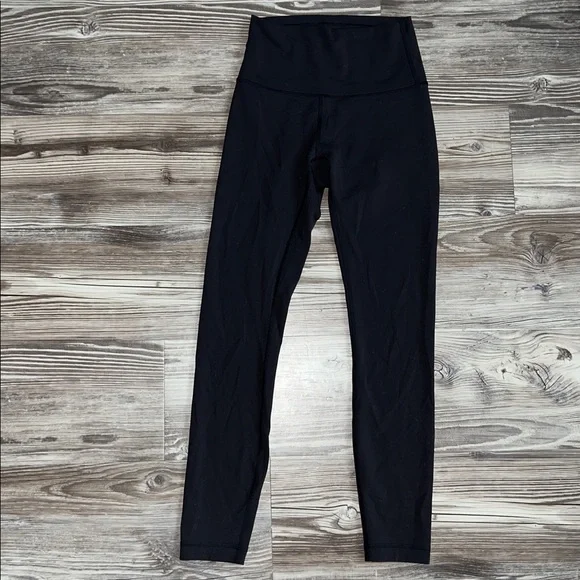 Lululemon Wunder Train High-Rise Tight 25" Black Size 4 - Picture 2 of 8